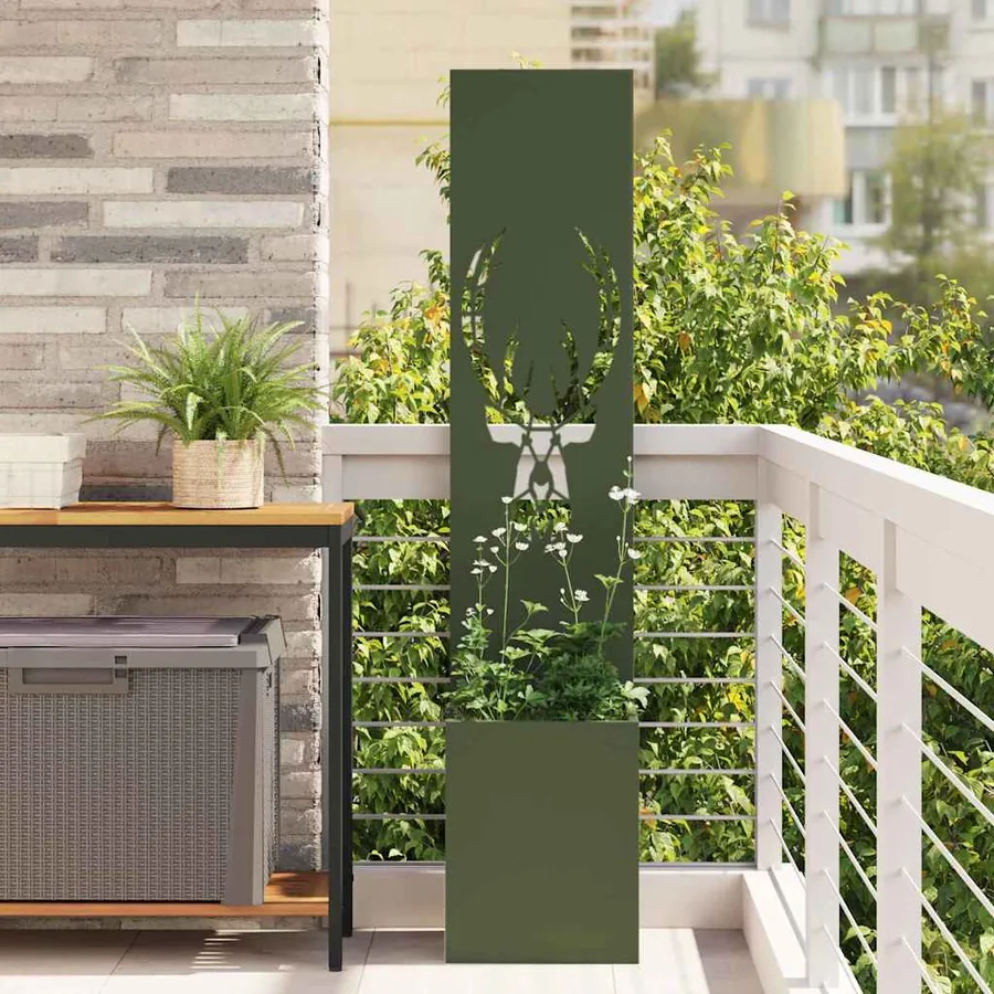 Écran de confidentialité de jardin Vert olive 32 x 32 x 150 cm