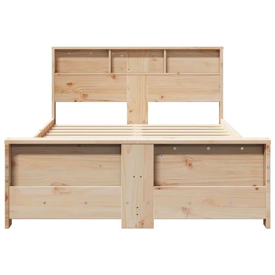 Cadre de lit Marron 120 x 190 cm Bois d'ingénierie - 5