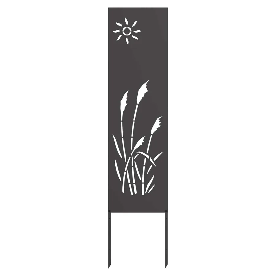 Écran de confidentialité de jardin Fretwork Noir 32 x 140 cm - 2