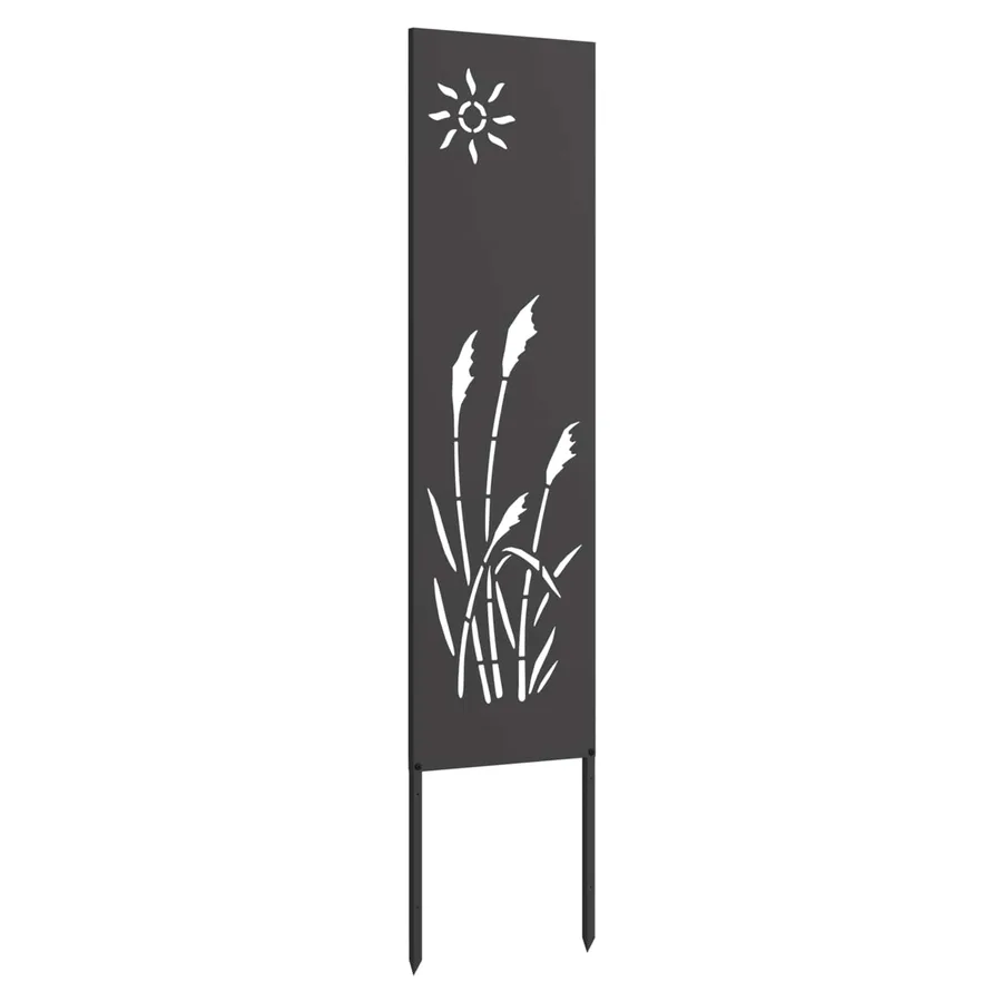 Écran de confidentialité de jardin Fretwork Noir 32 x 140 cm - 5