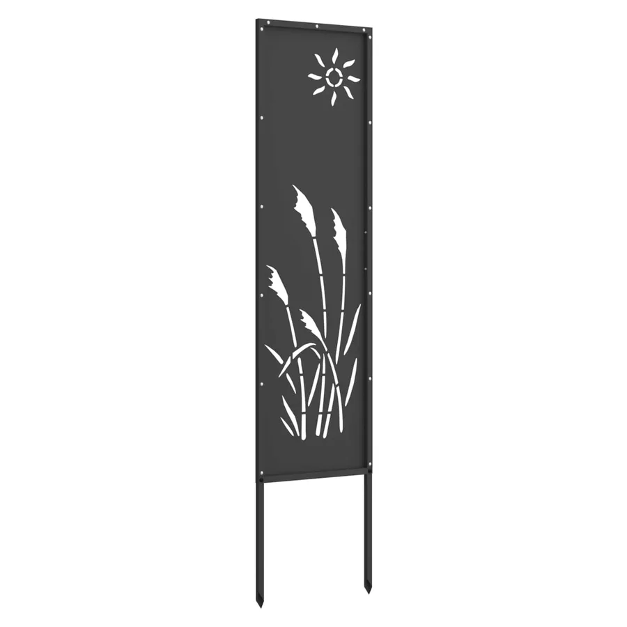 Écran de confidentialité de jardin Fretwork Noir 32 x 140 cm - 7