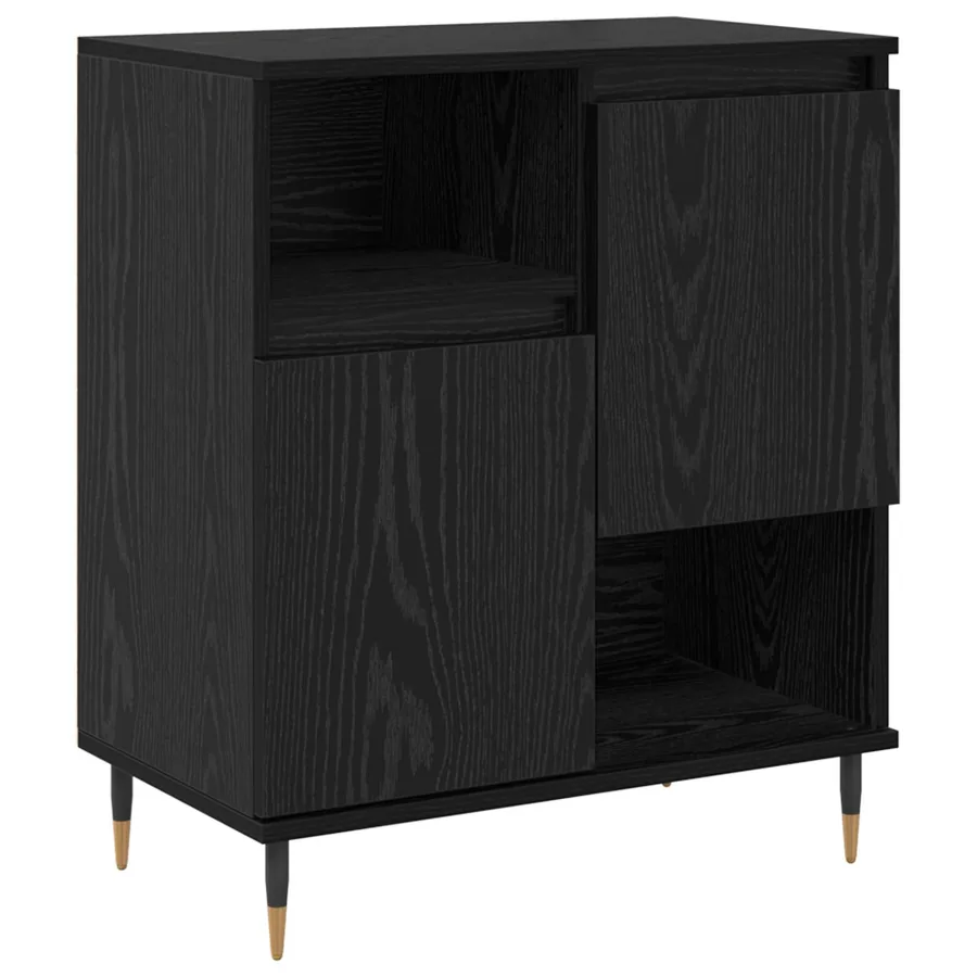 Buffet Chêne noir 60 x 35 x 70 cm - 2