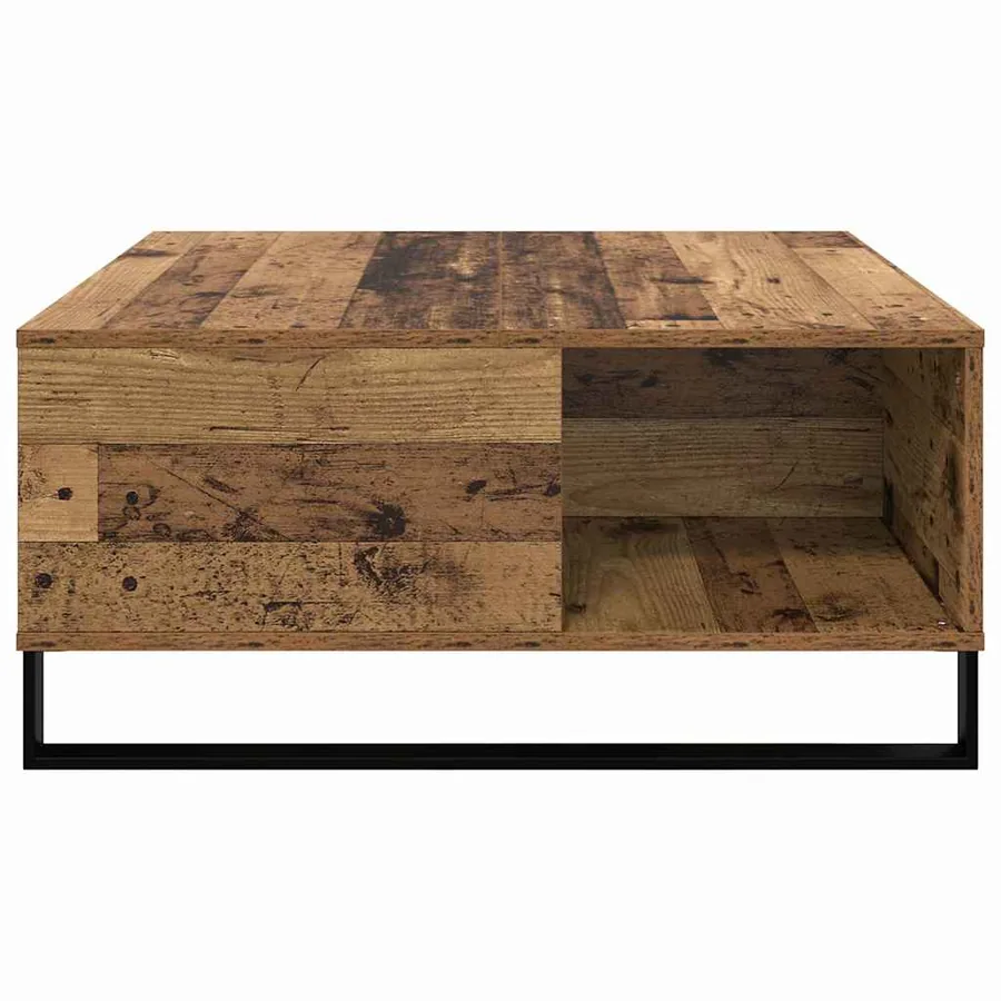 Table basse Bois Ancien 80 x 80 x 36,5 cm Bois d'ingénierie - 6