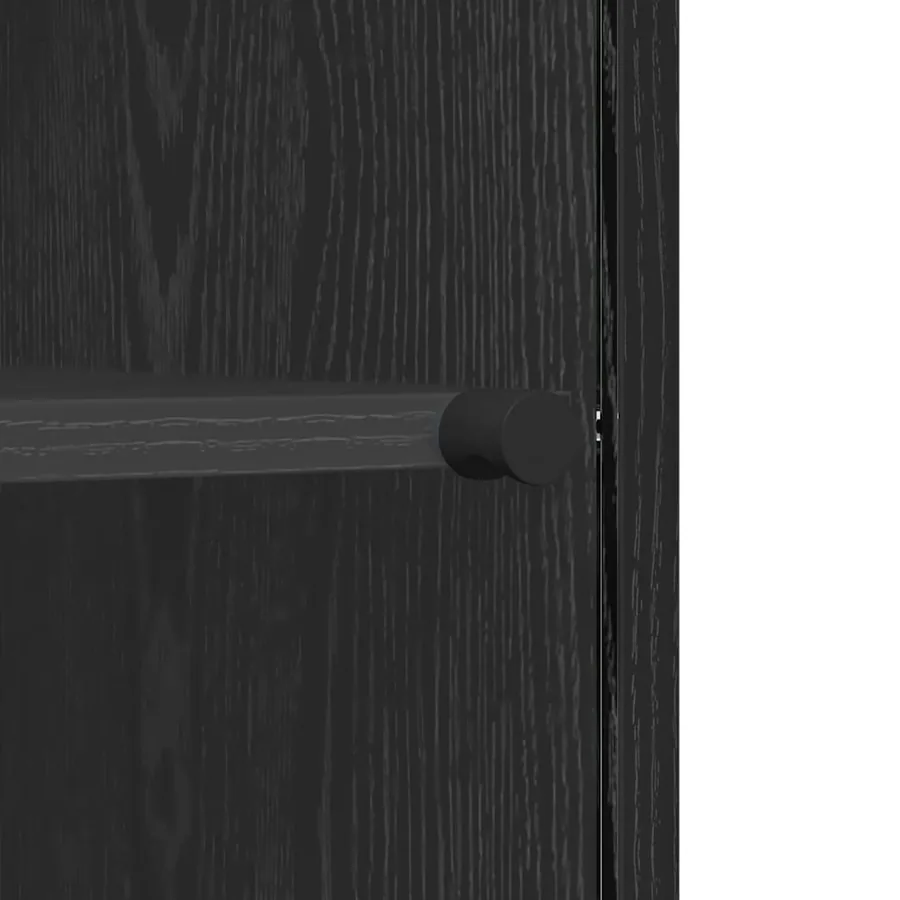 Buffet Chêne noir 35 x 37 x 76 cm Bois d'ingénierie - 10