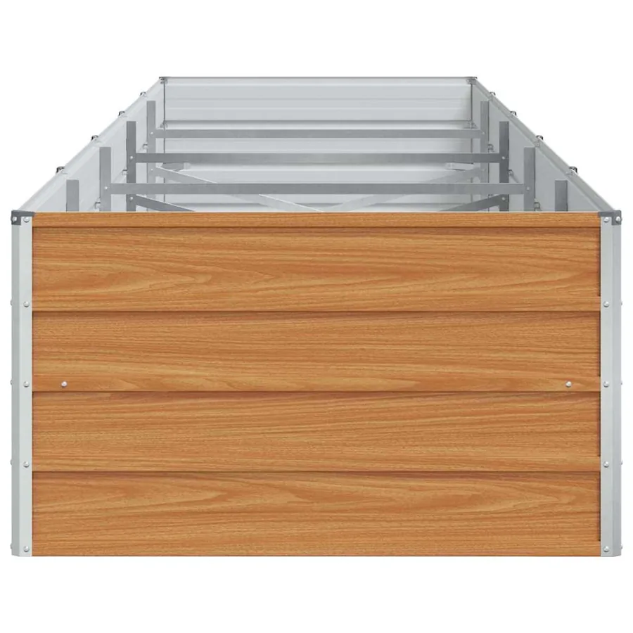 Jardinière surélevée Marron Clair 400 x 80 x 45 cm - 6