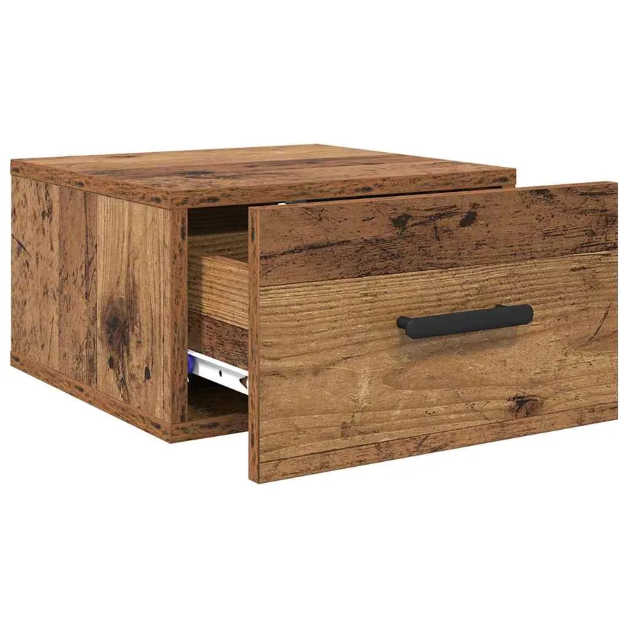 Cabinet de chevet 2 pcs Bois ancien 35 x 35 x 20 cm - 5