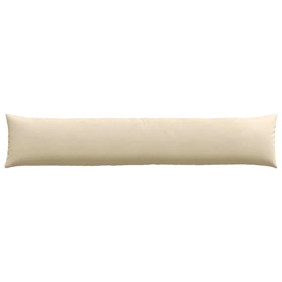 Coussins de canapé 2 pcs Crème 200 x 40 cm tissu - 6