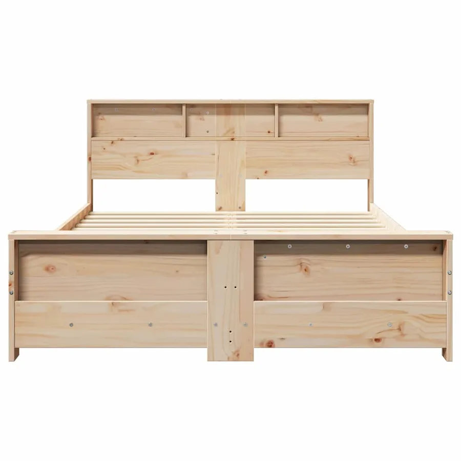 Cadre de lit Marron 160 x 200 cm Bois d'ingénierie - 5