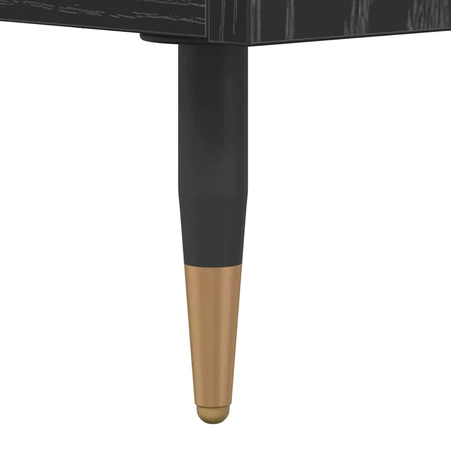 Table basse Chêne noir 102 x 44,5 x 50 cm Bois d'ingénierie - 8