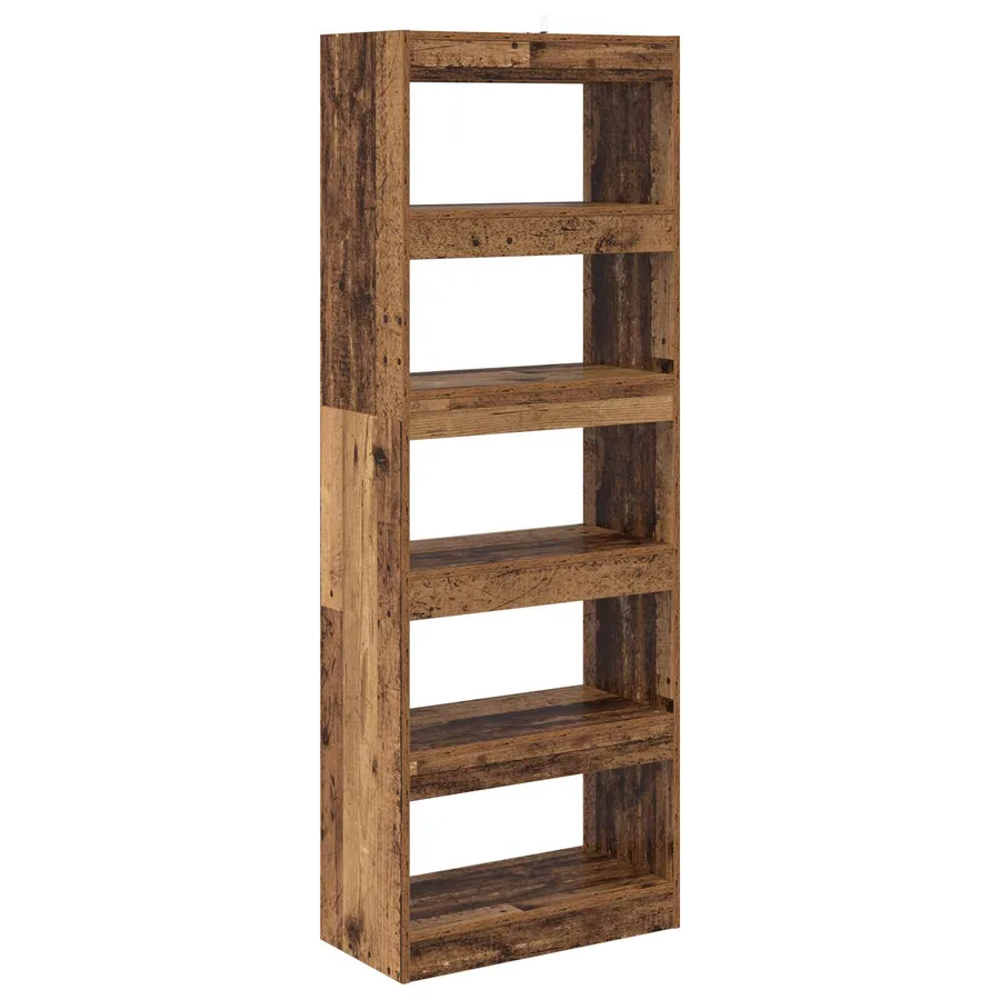 Bibliothèque Bois ancien 60 x 30 x 166 cm Bois d'ingénierie - 7