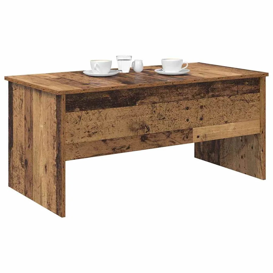 Table basse Bois Ancien 102 x 50,5 x 46,5 cm Bois d'ingénierie - 3