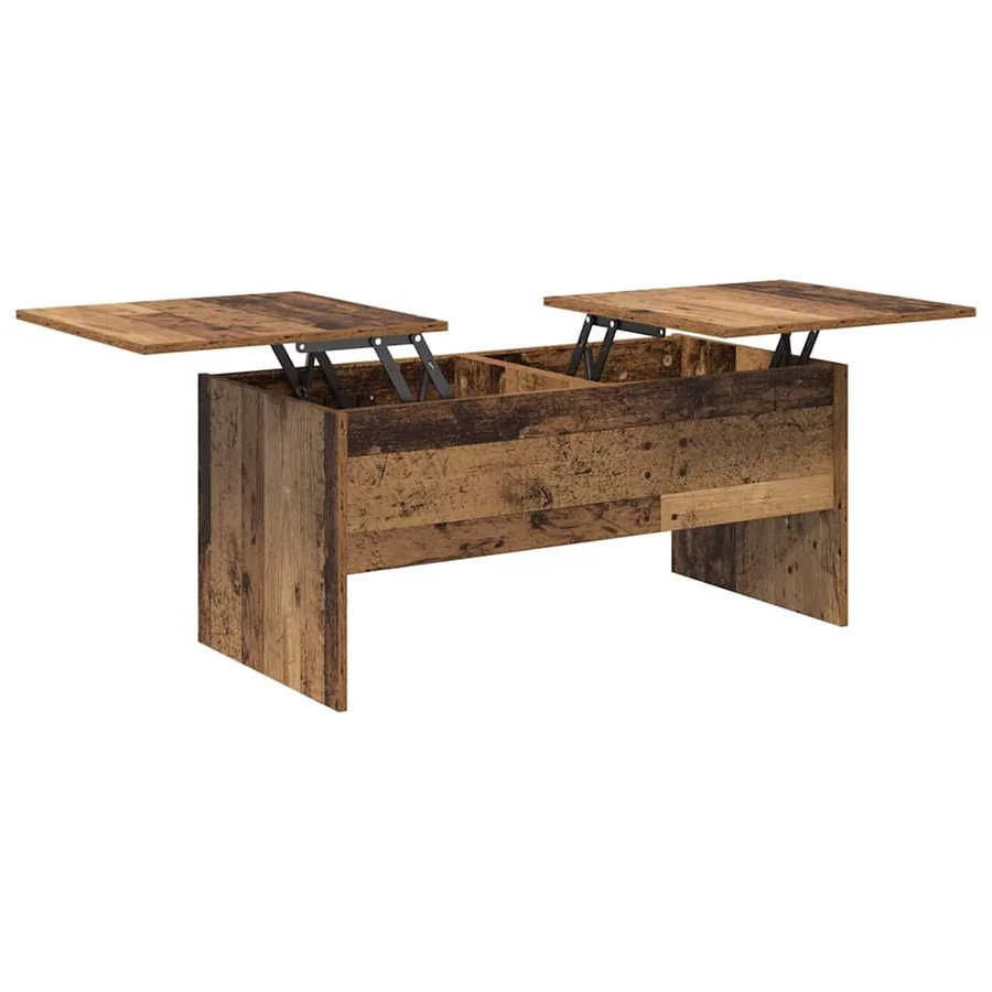 Table basse Bois Ancien 102 x 50,5 x 46,5 cm Bois d'ingénierie - 5