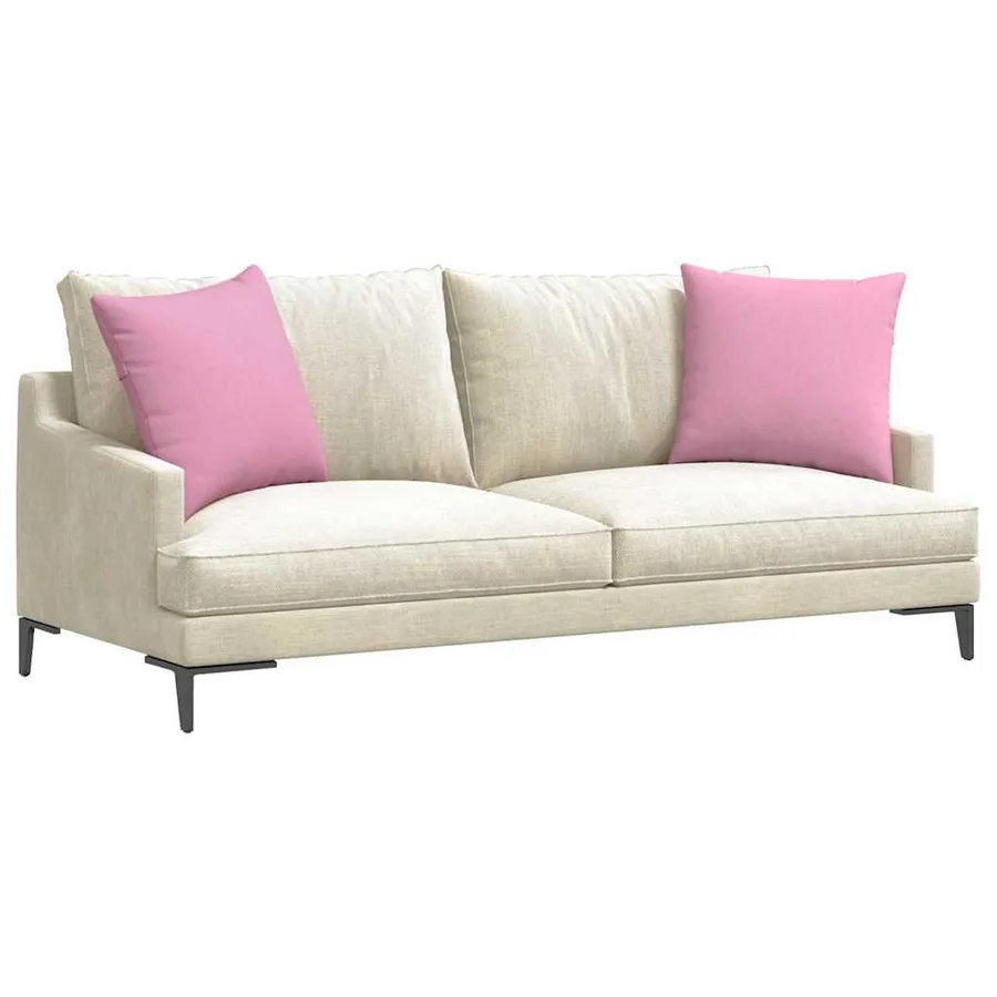Coussins de canapé 2 pcs Rose 50 x 50 cm tissu - 3