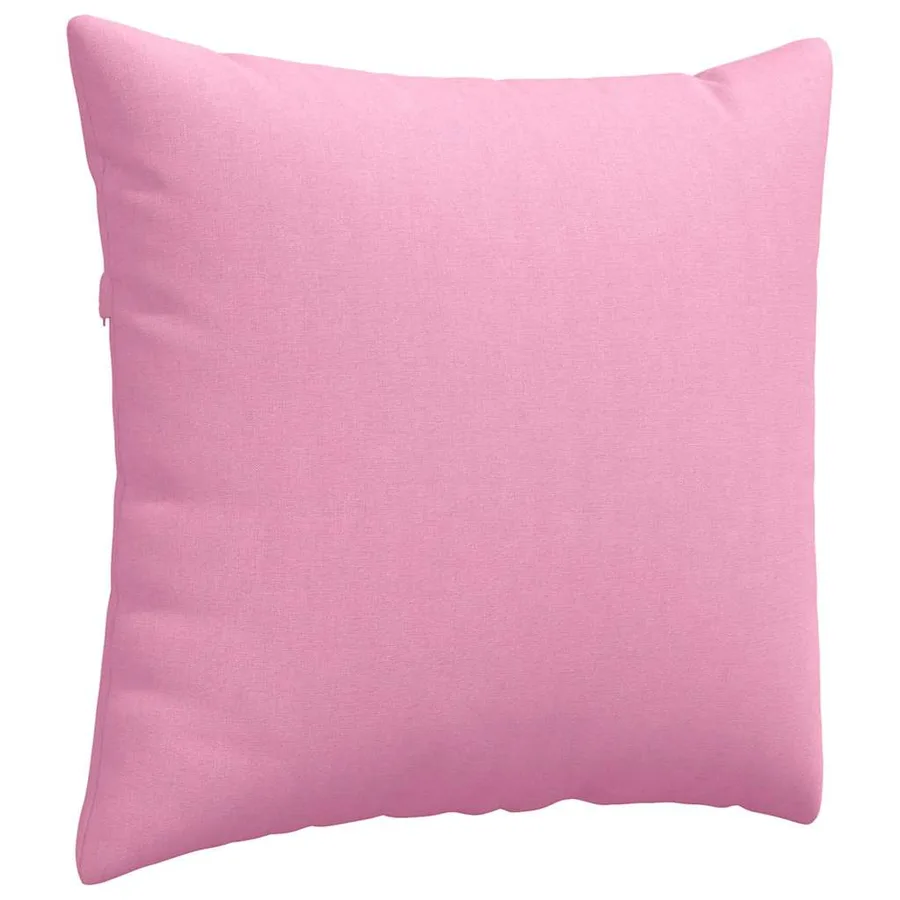 Coussins de canapé 2 pcs Rose 50 x 50 cm tissu - 5