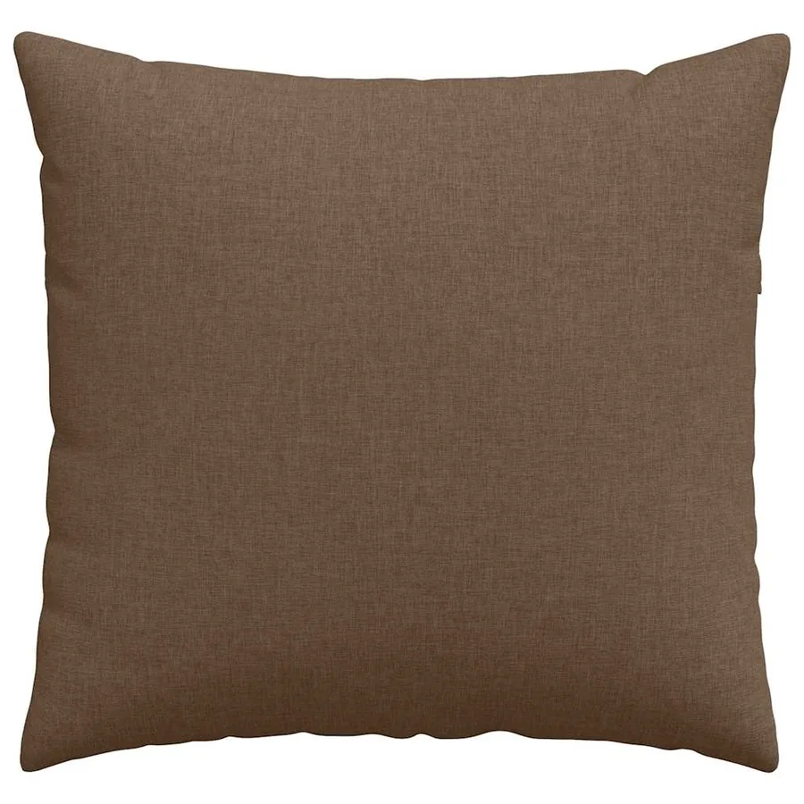 Coussins de canapé 2 pcs Marron 45 x 45 cm tissu - 6