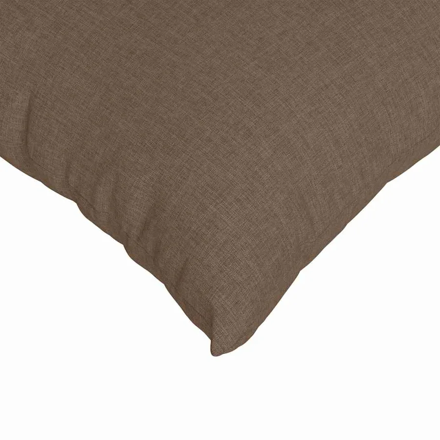 Coussins de canapé 2 pcs Marron 45 x 45 cm tissu - 7
