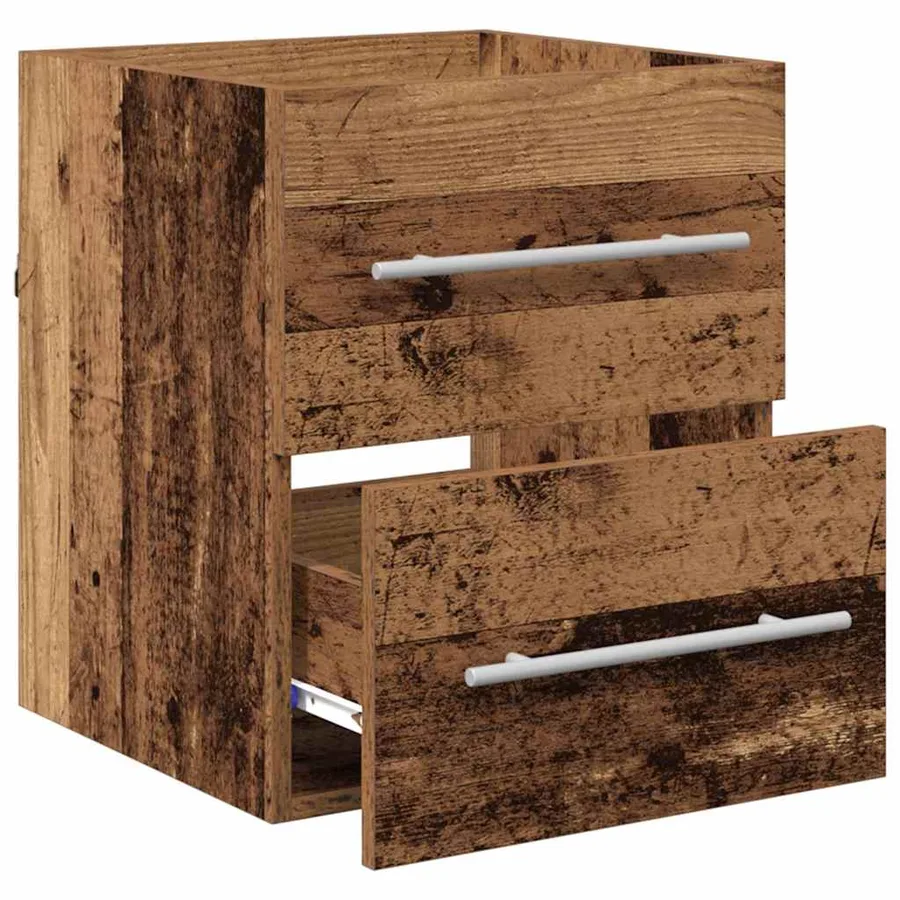 Armoire d'évier Bois Ancien 38,5 x 41 x 48 cm Bois d'ingénierie - 5