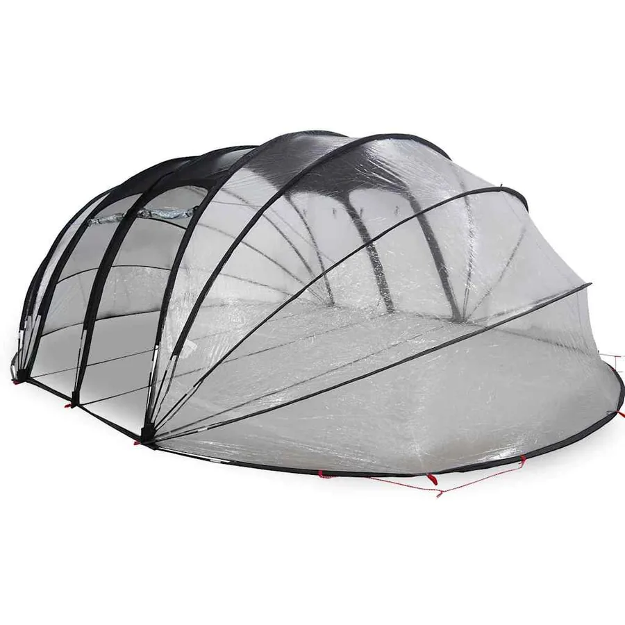 Dôme de tente de piscine Transparent 640 x 432 x 205 cm PVC - 3