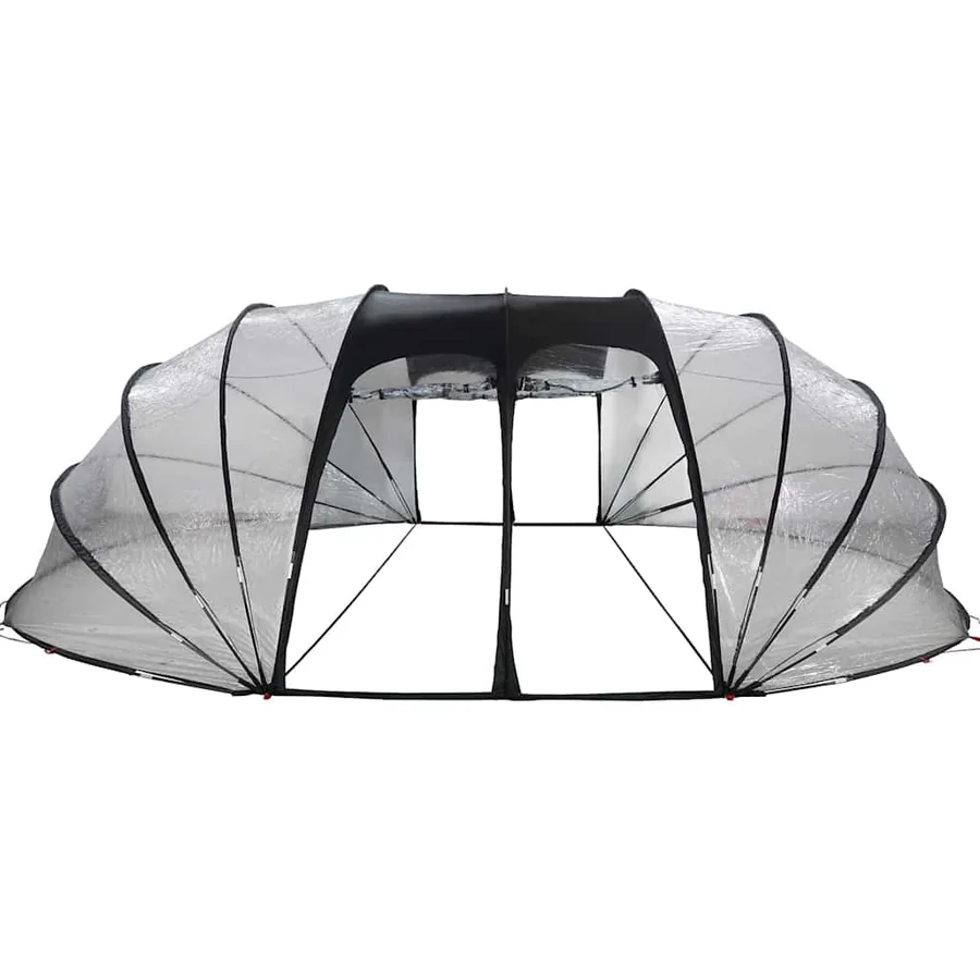 Dôme de tente de piscine Transparent 640 x 432 x 205 cm PVC - 6