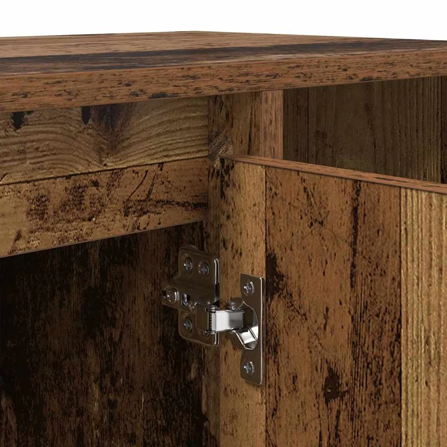 Meuble TV Bois Ancien 100 x 35 x 55 cm Bois d'ingénierie - 9