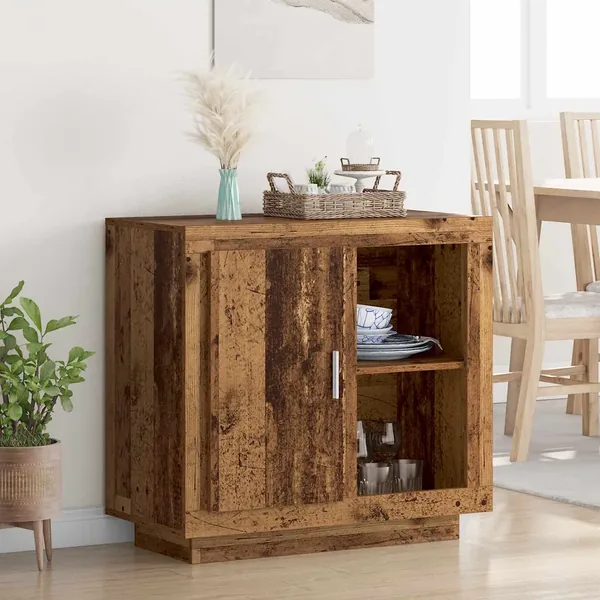 Buffet Bois ancien 80 x 40 x 75 cm Bois d'ingénierie