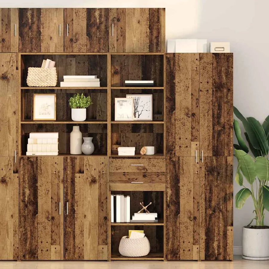 Haut Armoire Bois Ancien 50 x 42,5 x 225 cm Bois d'ingénierie