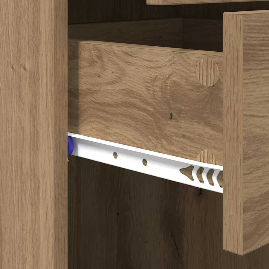 Haut Armoire Chêne artisanal 50 x 42,5 x 185 cm - 10