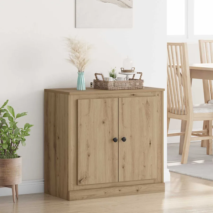 Buffet 70 x 35,5 x 67,5 cm Chêne artisanal Bois d'ingénierie