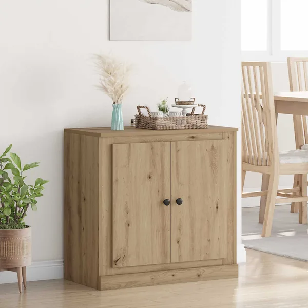 Buffet 70 x 35,5 x 67,5 cm Chêne artisanal Bois d'ingénierie