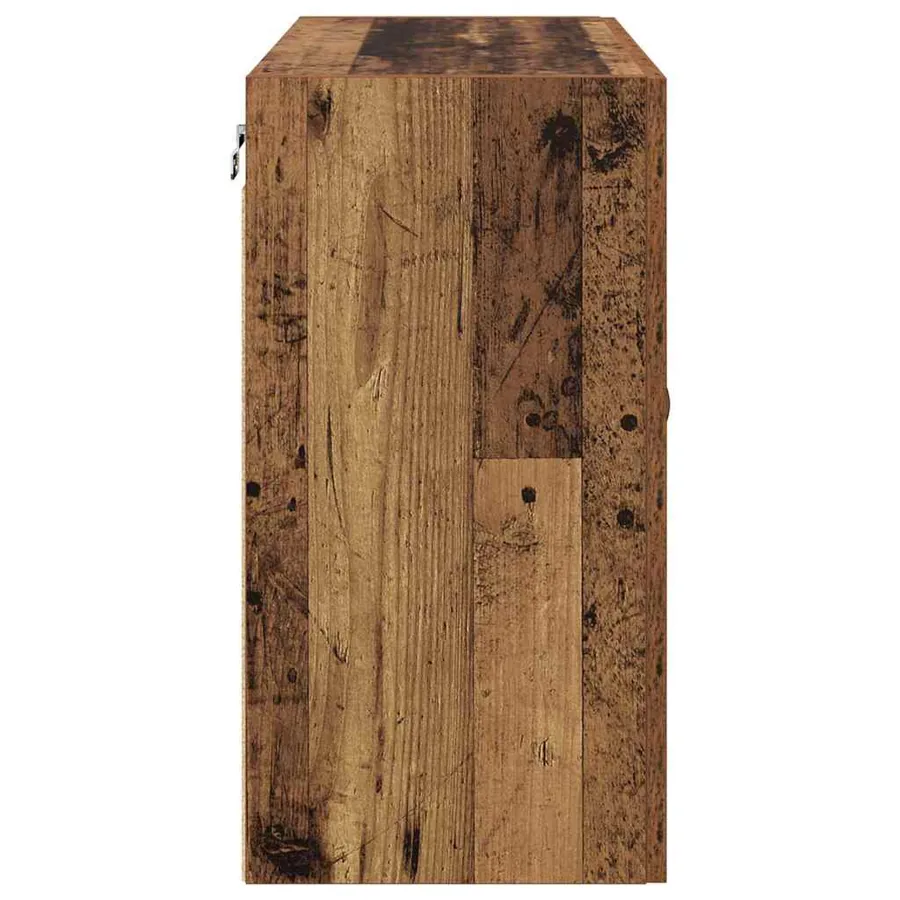 Meuble mural Bois ancien 60 x 31 x 60 cm Bois d'ingénierie - 7