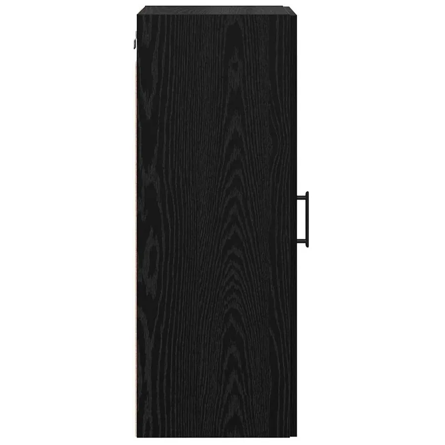 Meuble mural Chêne noir 34,5 x 34 x 90 cm Bois d'ingénierie - 7