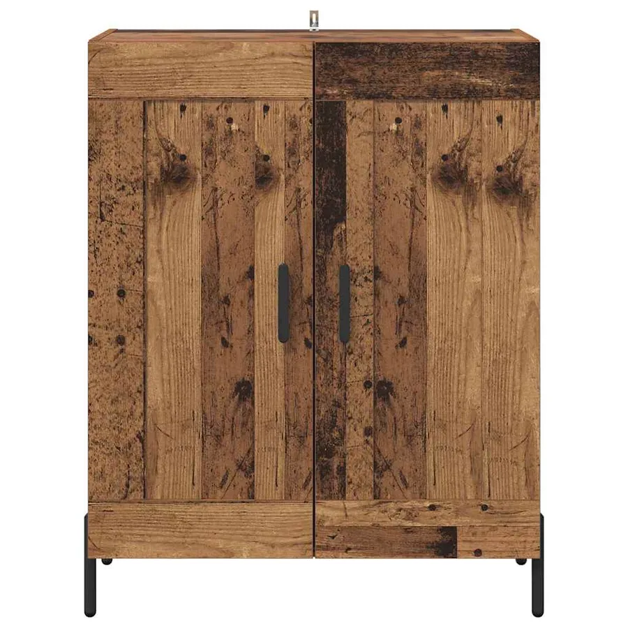 Buffet Bois Ancien 69,5 x 34 x 90 cm Bois d'ingénierie et fer - 6