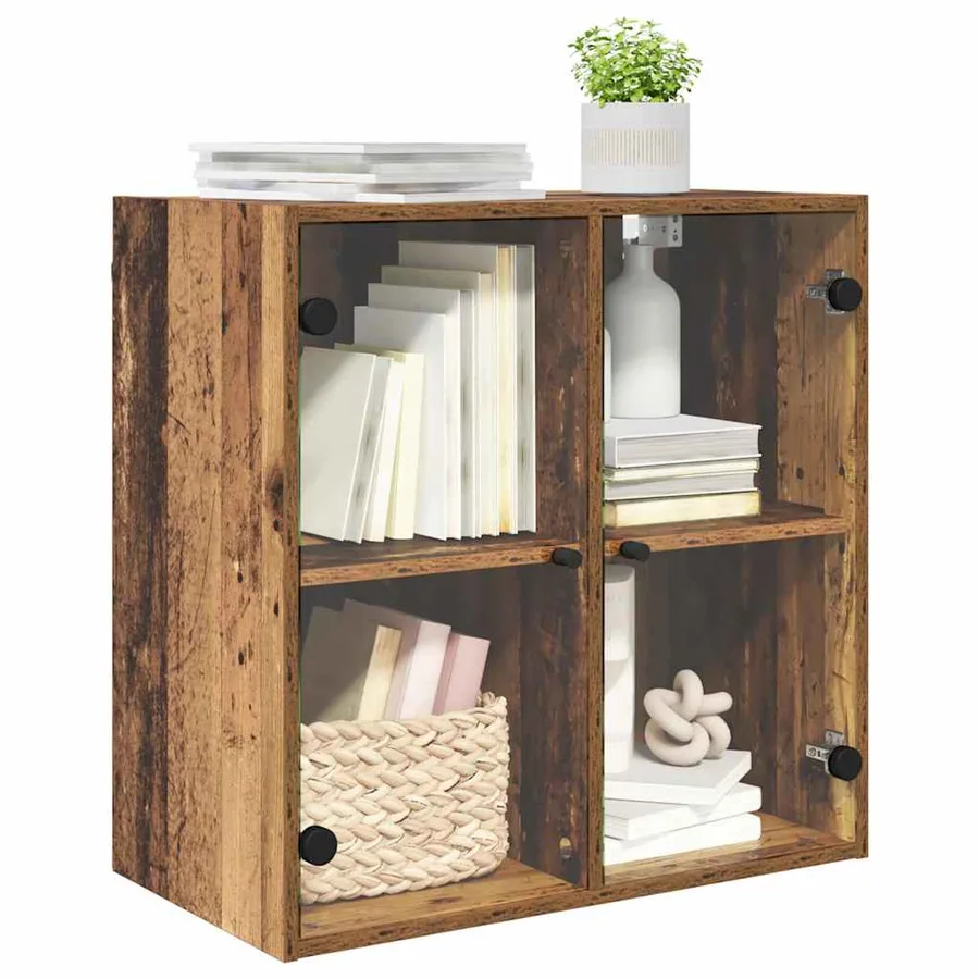 Meuble mural Bois Ancien 68 x 37 x 68,5 cm Bois d'ingénierie - 3
