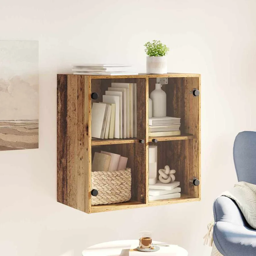 Meuble mural Bois Ancien 68 x 37 x 68,5 cm Bois d'ingénierie - 4