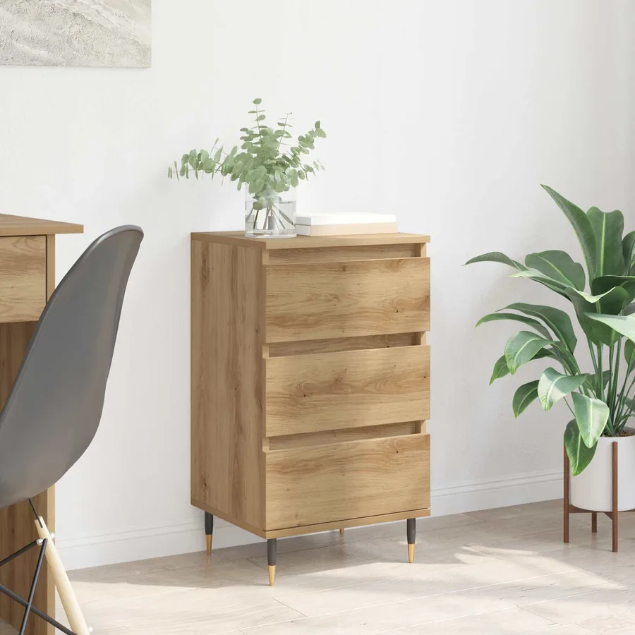 Buffet chêne artisanal 35 x 40 x 70 cm Bois d'ingénierie