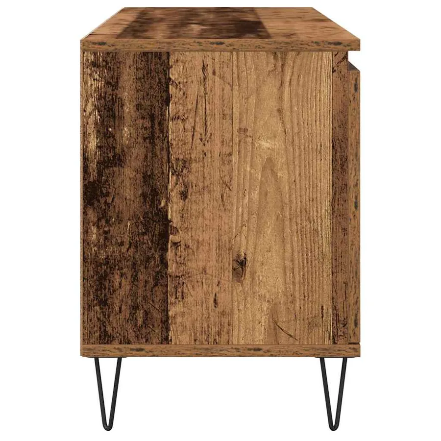 Meuble TV Bois Ancien 104 x 35 x 50 cm Bois d'ingénierie - 7