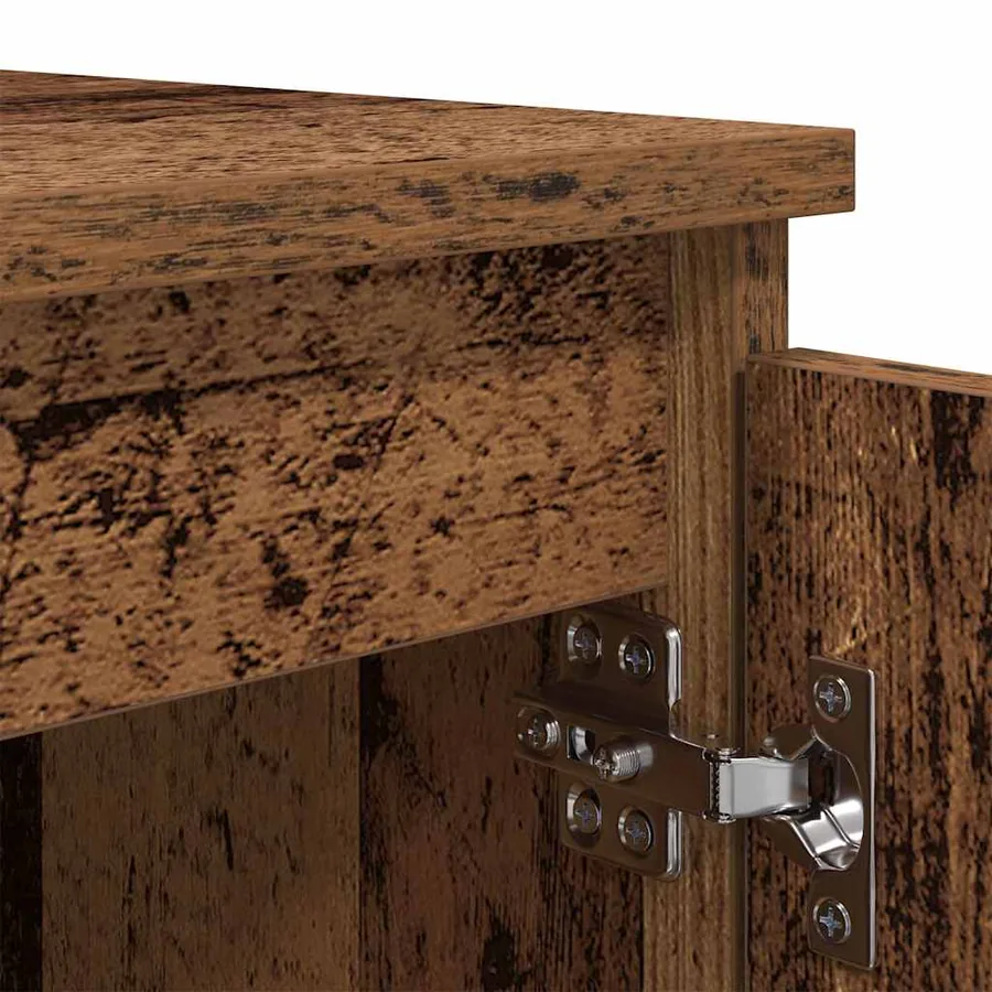 Meuble TV Bois Ancien 104 x 35 x 50 cm Bois d'ingénierie - 9