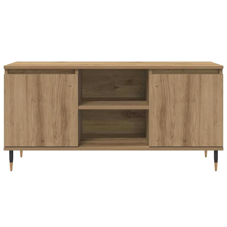 Meuble TV 104 x 35 x 50 cm Chêne artisanal Bois d'ingénierie - 6