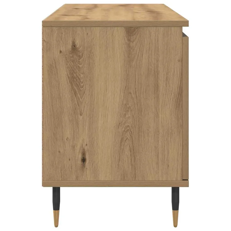 Meuble TV 104 x 35 x 50 cm Chêne artisanal Bois d'ingénierie - 7