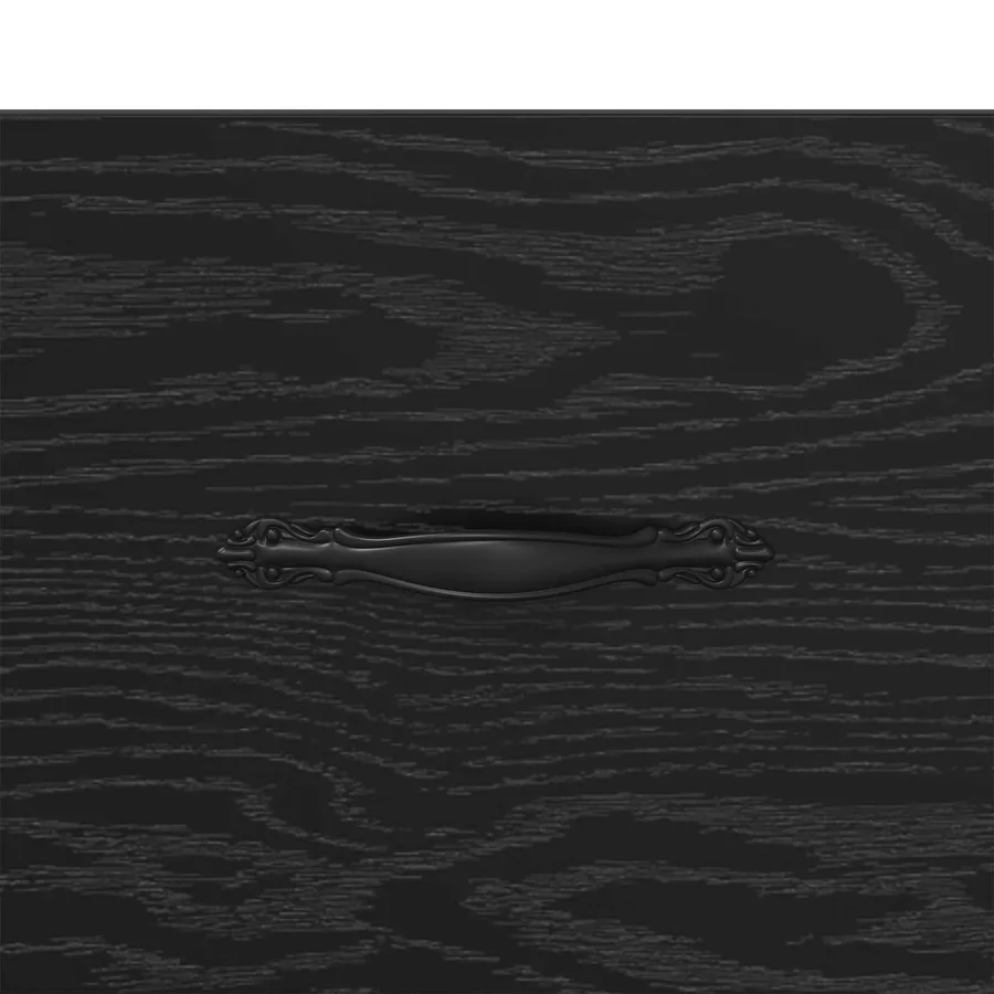 Buffet Chêne noir 34 x 34,5 x 90 cm Bois d'ingénierie - 10
