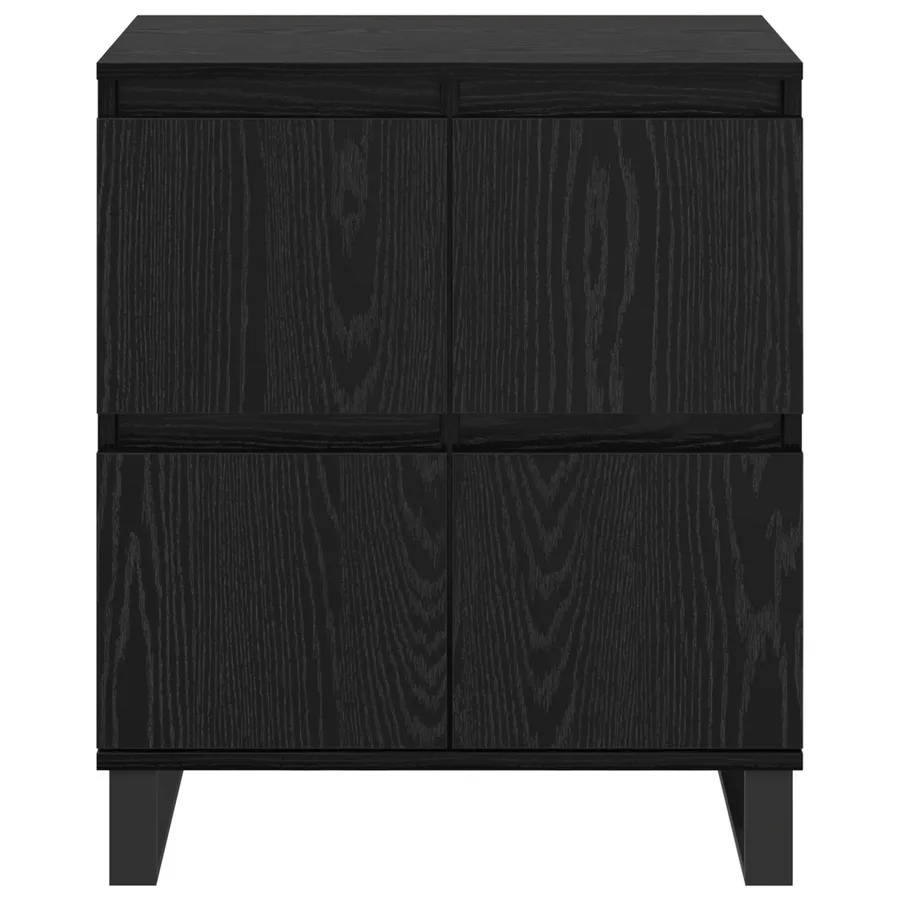 Buffet 3 pcs Chêne noir 60 x 35 x 70 cm - 7