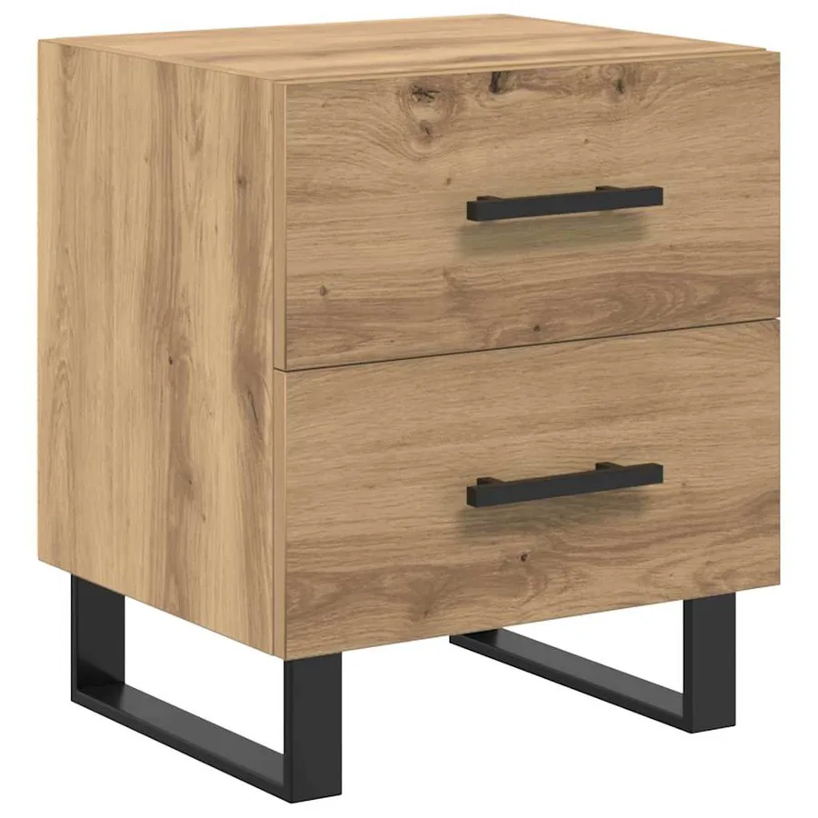Cabinet de chevet Chêne artisanal 40 x 35 x 47,5 cm - 2