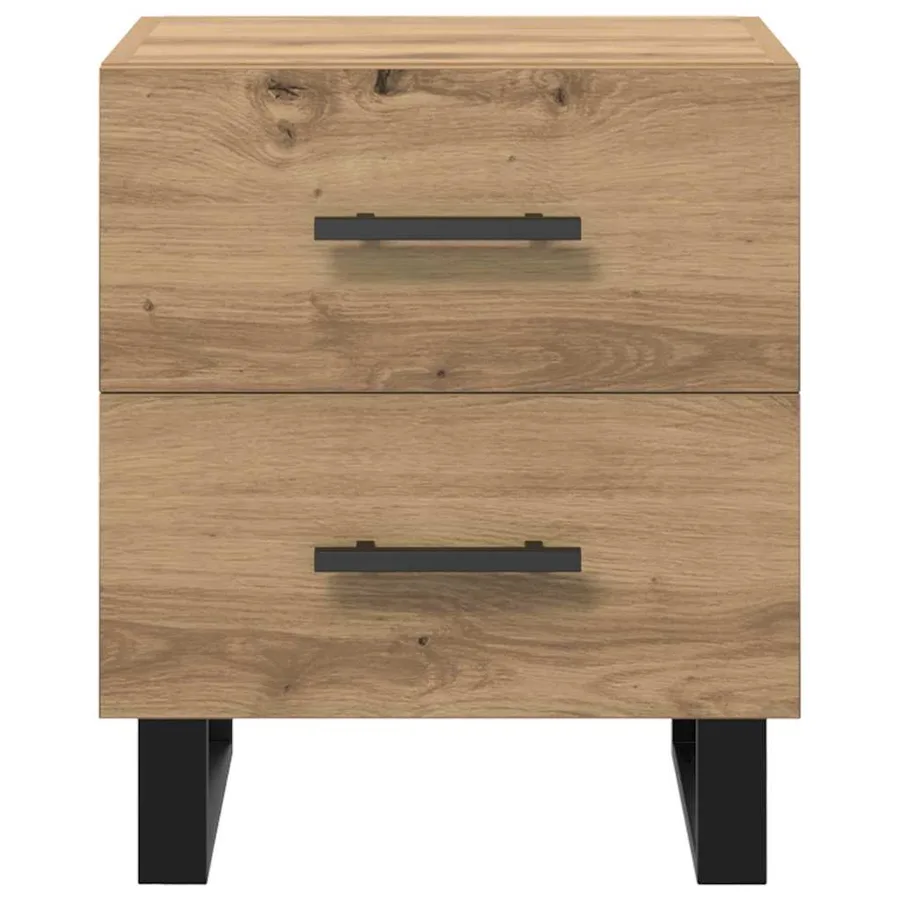 Cabinet de chevet Chêne artisanal 40 x 35 x 47,5 cm - 6