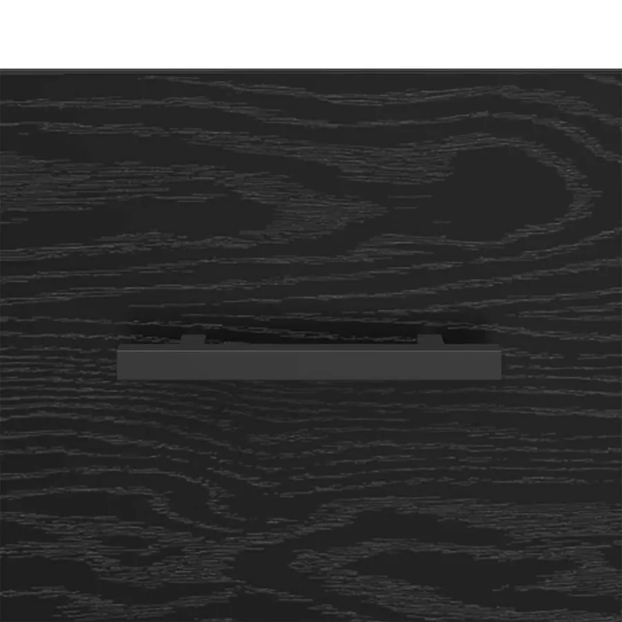 Cabinet de chevet avec tiroir Chêne noir 40 x 35 x 47,5 cm - 8