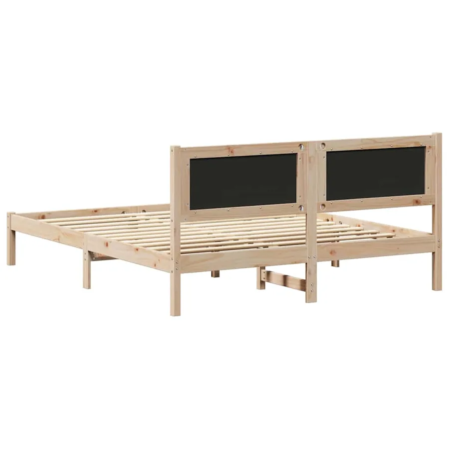Cadre de lit avec tête de lit rembourrée Taupe 150 x 200 cm - 7