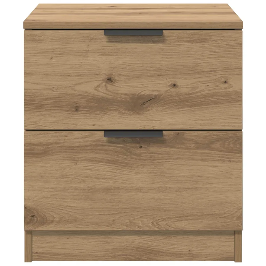 Cabinet de chevet 2 pc Chêne artisanal 45 x 39 x 50cm - 7
