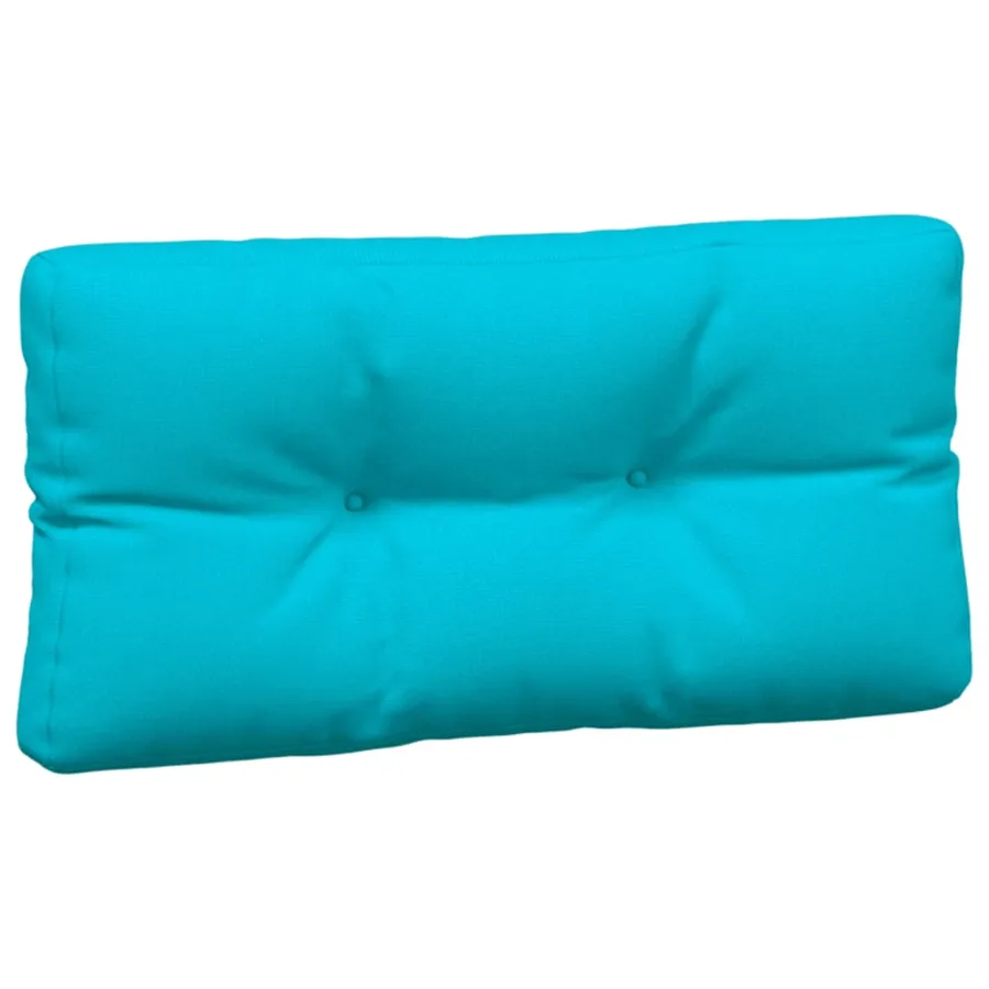 Coussins de palette lot de 7 turquoise tissu - 5