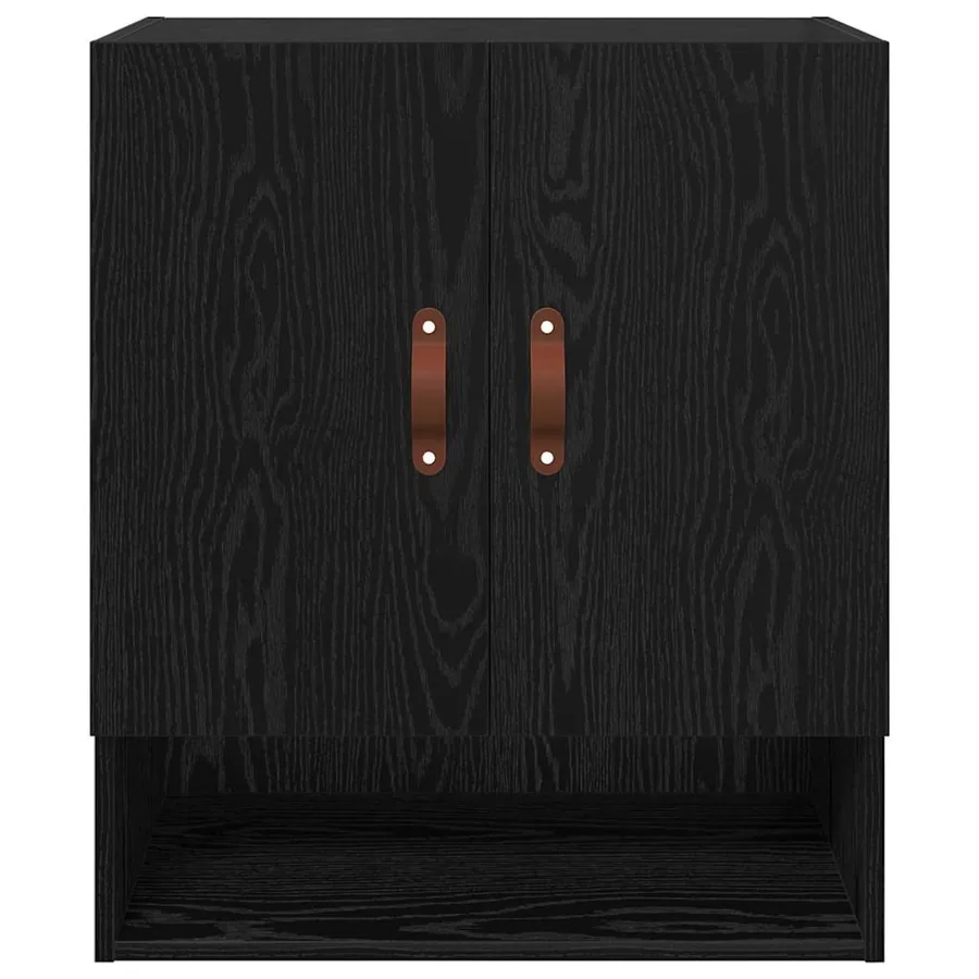 Meuble mural Chêne noir 60 x 31 x 70 cm Bois d'ingénierie - 6
