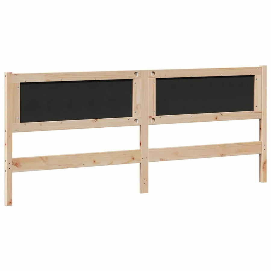 Tête de lit Autre Marron 200 cm Bois massif en pin - 6