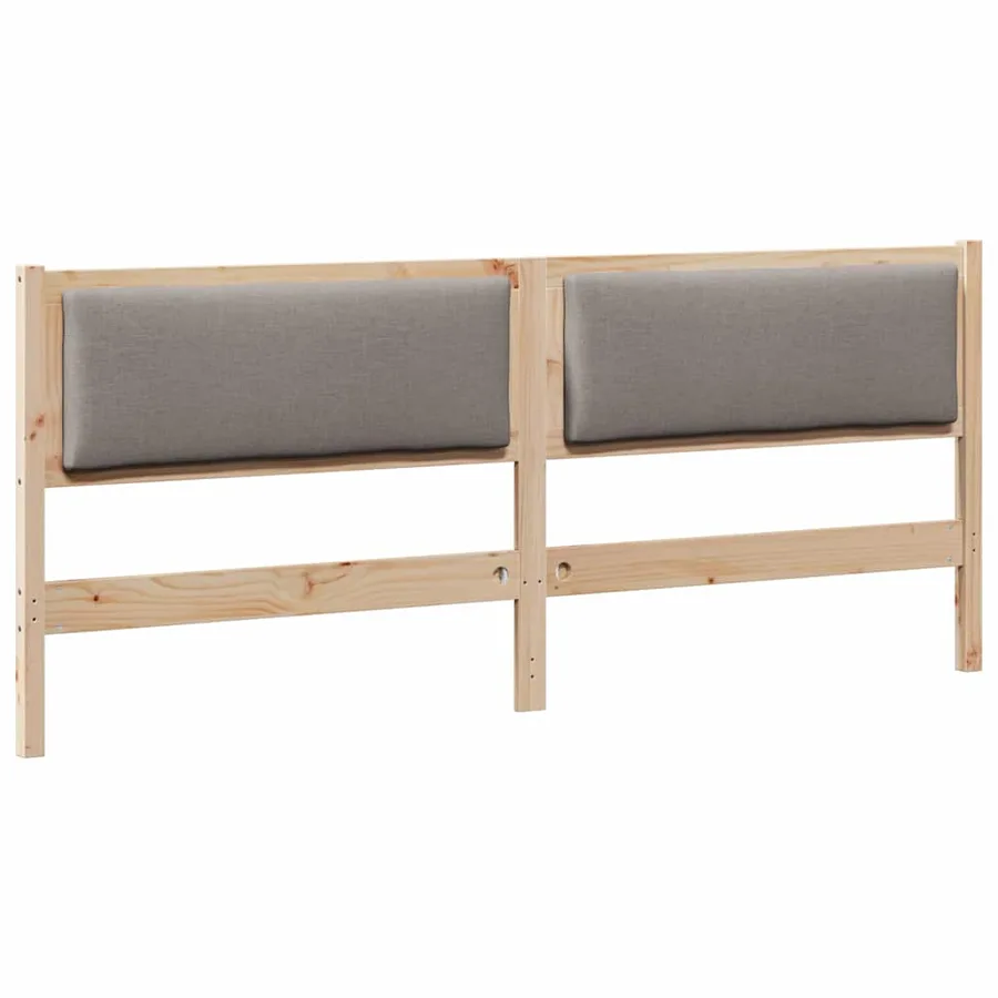Tête de lit Autre Marron 200 cm Bois massif en pin - 2